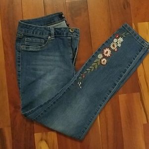 Embroidered jeans